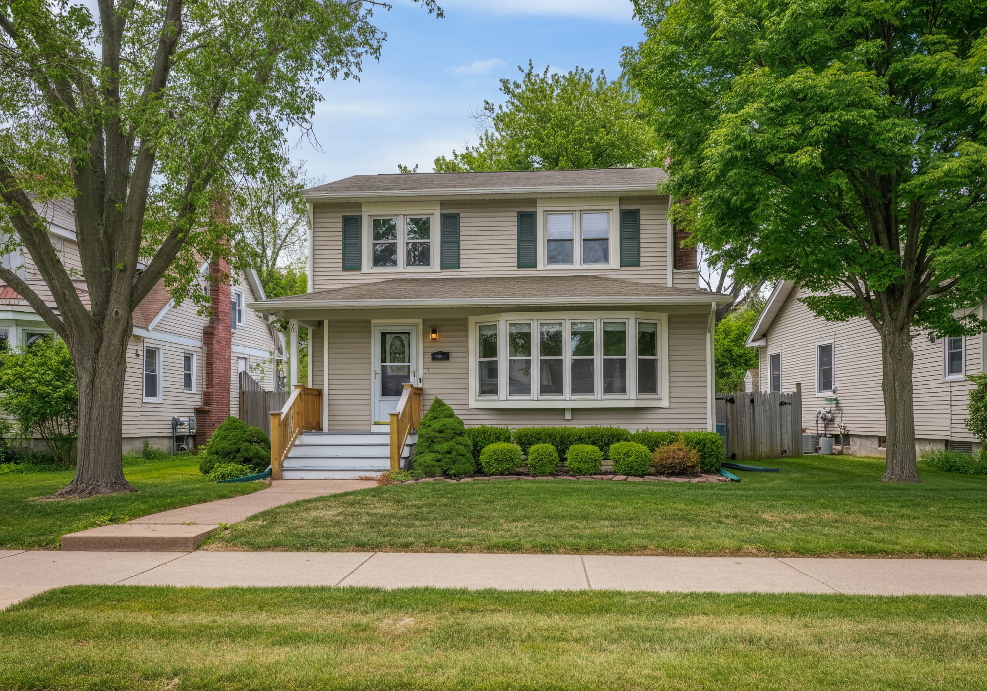 A 1940's two story home in Commerce Township Michigan