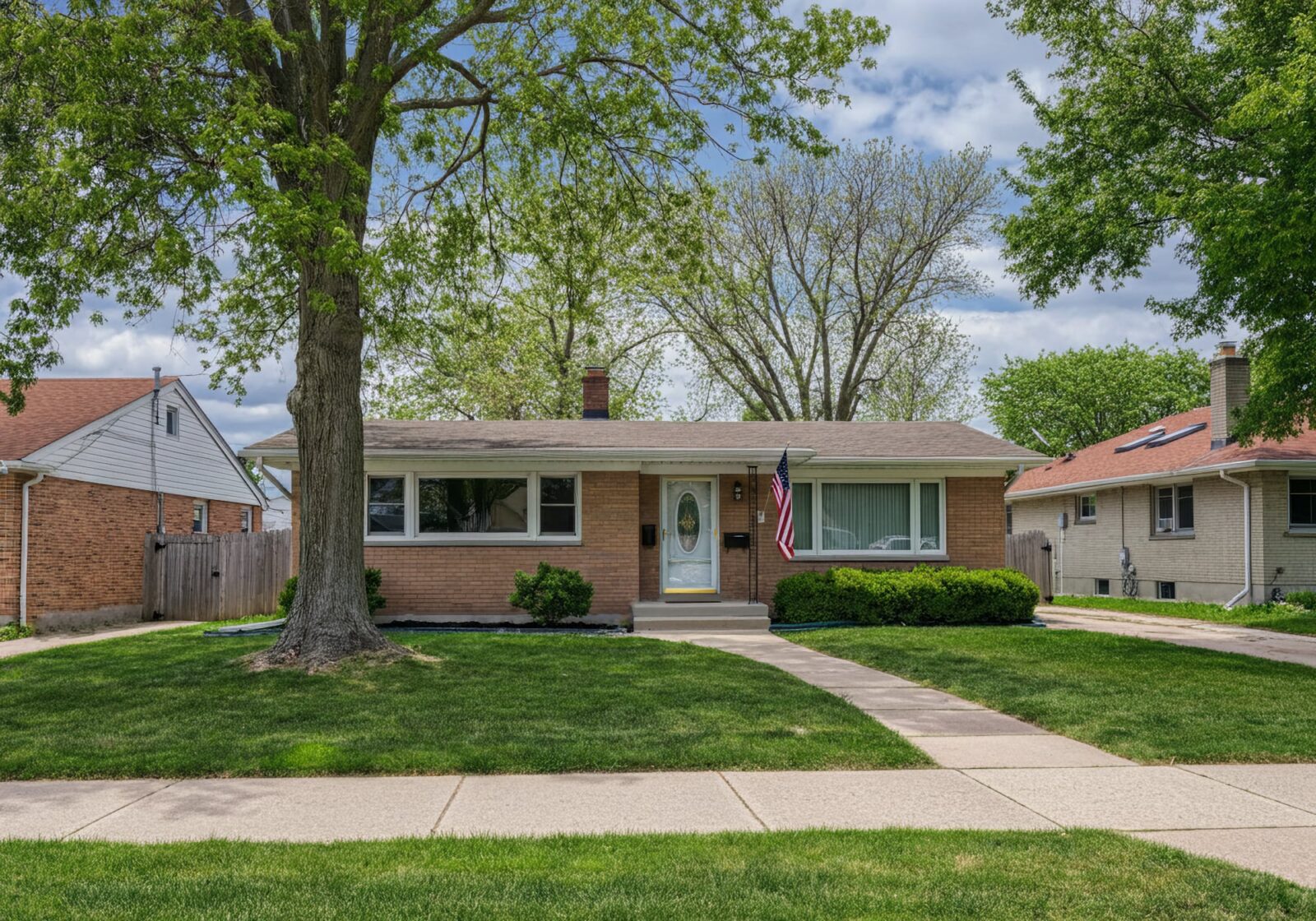 A 1950's brick ranch home in Livonia Michigan